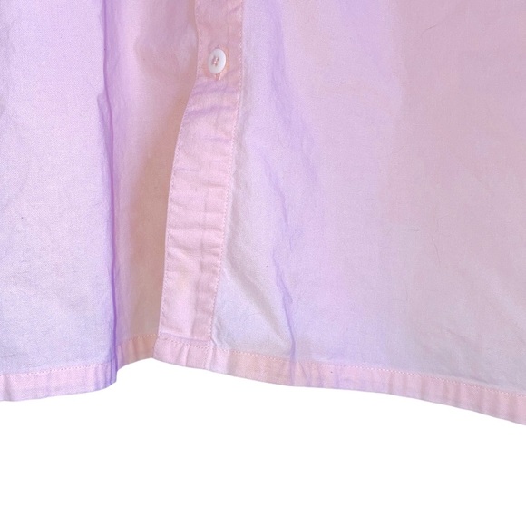Vintage Mervyn’s Mens Pink Button Down Short Sleeve Large - Picture 5 of 8